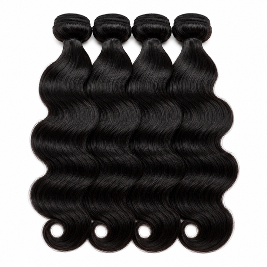 Raw Body Wave Bundle – 4 Bundles